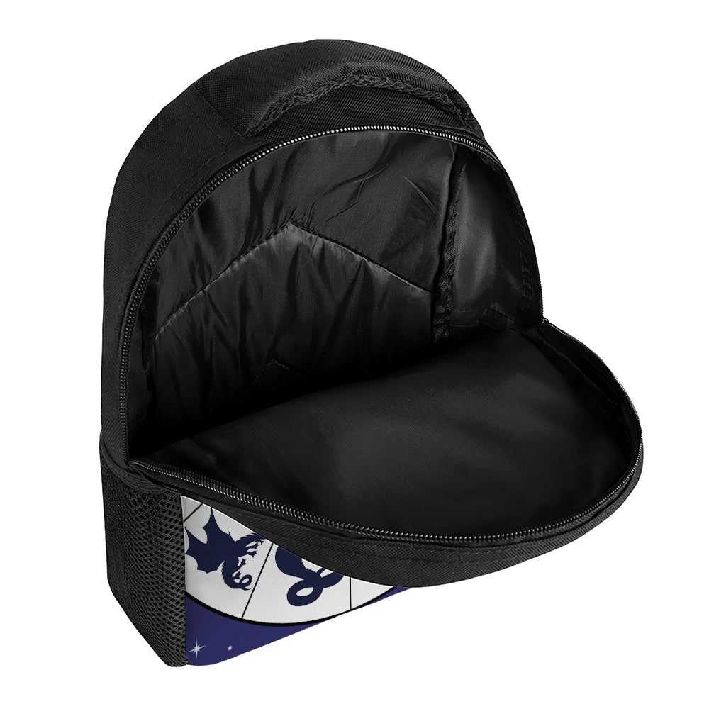 Yin Yang Chinese Zodiac Wheel Print Casual Backpack