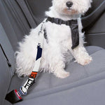 Yin Yang Chinese Zodiac Wheel Print Dog Seat Belt