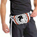 Yin Yang Chinese Zodiac Wheel Print Fanny Pack