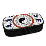 Yin Yang Chinese Zodiac Wheel Print Insulin Cooler Travel Case
