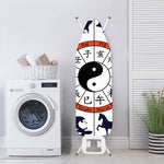 Yin Yang Chinese Zodiac Wheel Print Ironing Board Cover