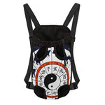 Yin Yang Chinese Zodiac Wheel Print Pet Carrier Backpack