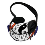 Yin Yang Chinese Zodiac Wheel Print Pet Sling Carrier