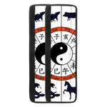 Yin Yang Chinese Zodiac Wheel Print Refrigerator Handle Covers