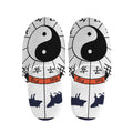 Yin Yang Chinese Zodiac Wheel Print Slippers