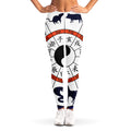 Yin Yang Chinese Zodiac Wheel Print Women's Leggings