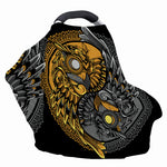 Yin Yang Owl Print Baby Seat Cover