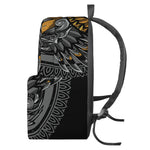 Yin Yang Owl Print Backpack