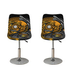 Yin Yang Owl Print Bar Stool Covers