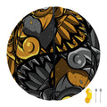 Yin Yang Owl Print Basketball