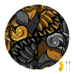 Yin Yang Owl Print Basketball