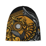 Yin Yang Owl Print Beanie