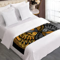 Yin Yang Owl Print Bed Runner