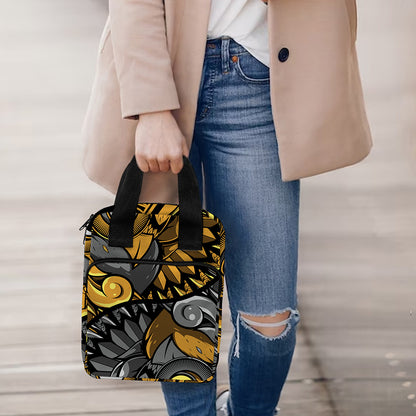 Yin Yang Owl Print Bible Tote Bag