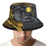 Yin Yang Owl Print Bucket Hat
