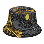 Yin Yang Owl Print Bucket Hat