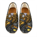 Yin Yang Owl Print Casual Shoes