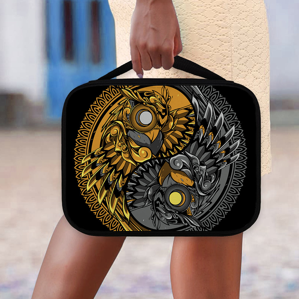 Yin Yang Owl Print Classic Bible Case