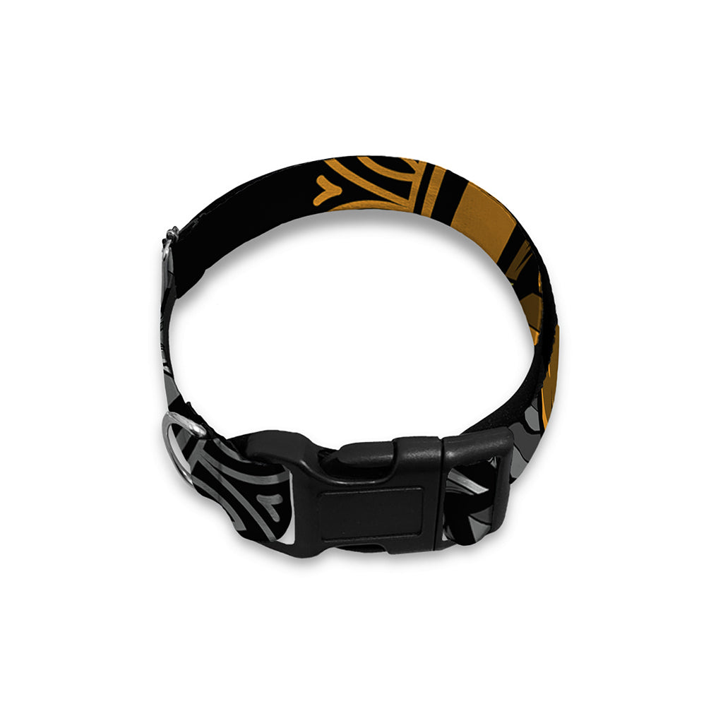 Yin Yang Owl Print Dog Collar