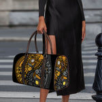 Yin Yang Owl Print Duffle Bag