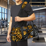 Yin Yang Owl Print Gym Bag
