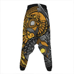 Yin Yang Owl Print Hammer Pants