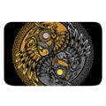 Yin Yang Owl Print Indoor Door Mat