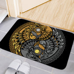 Yin Yang Owl Print Indoor Door Mat