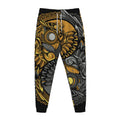 Yin Yang Owl Print Jogger Pants