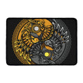 Yin Yang Owl Print Kitchen Mat