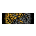 Yin Yang Owl Print Long Kitchen Mat