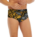 Yin Yang Owl Print Men's Briefs