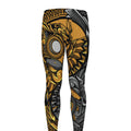 Yin Yang Owl Print Men's Leggings