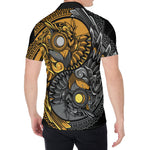 Yin Yang Owl Print Men's Shirt