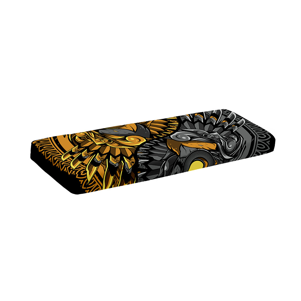 Yin Yang Owl Print Piano Keyboard Cover