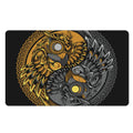Yin Yang Owl Print Polyester Doormat