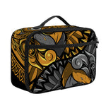 Yin Yang Owl Print Portable Lunch Bag