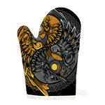 Yin Yang Owl Print Single Oven Mitt