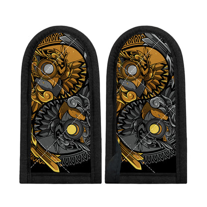 Yin Yang Owl Print Skillet Handle Cover