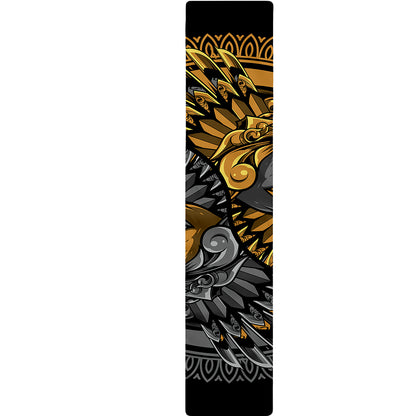 Yin Yang Owl Print Table Runner