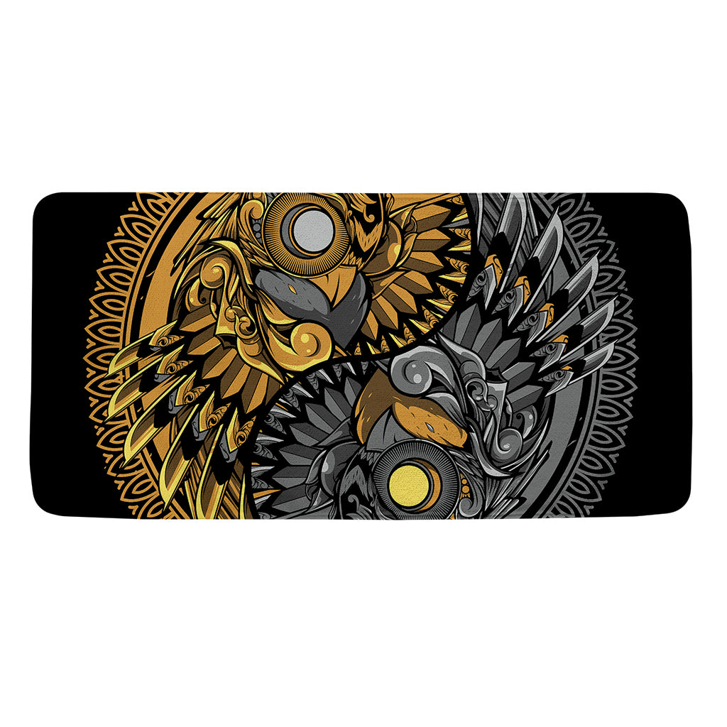 Yin Yang Owl Print Towel