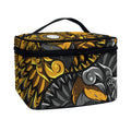 Yin Yang Owl Print Travel Makeup Bag