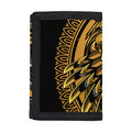 Yin Yang Owl Print Trifold Wallet