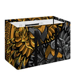 Yin Yang Owl Print Utility Tote Bag