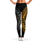 Yin Yang Owl Print Women's Leggings