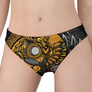 Yin Yang Owl Print Women's Panties