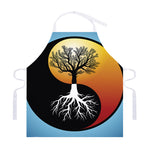 Yin Yang Tree Of Life Print Adjustable Apron
