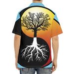Yin Yang Tree Of Life Print Aloha Shirt