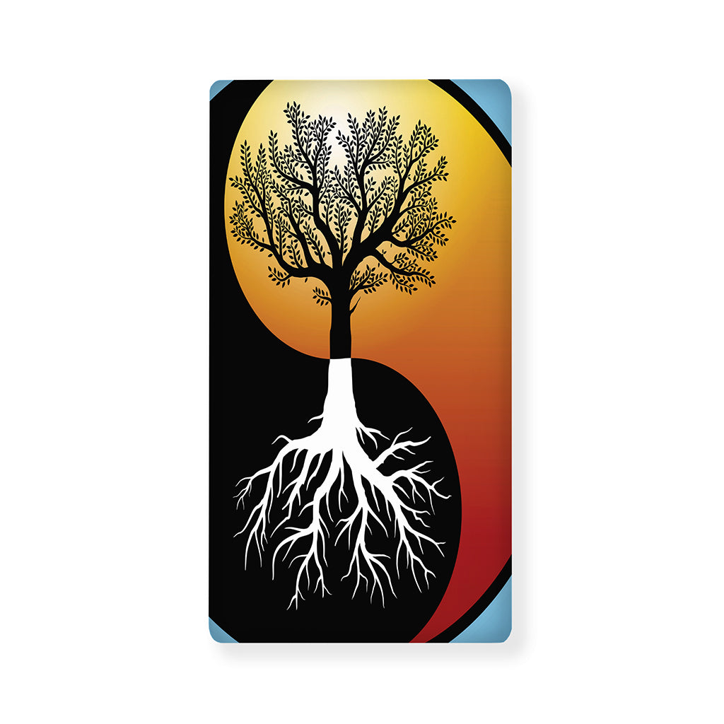 Yin Yang Tree Of Life Print Baby Crib Sheet