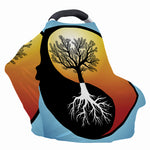 Yin Yang Tree Of Life Print Baby Seat Cover